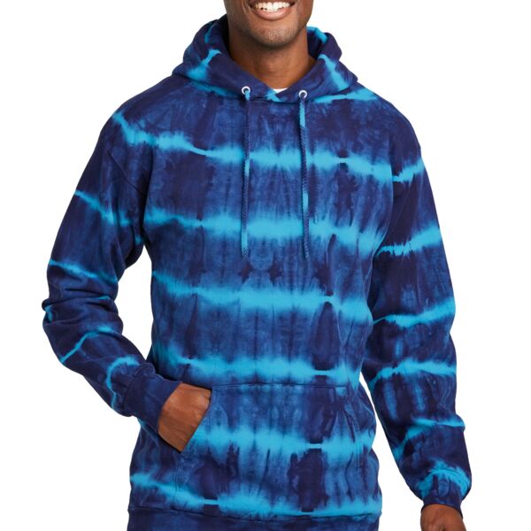 Allover Stripe Tie Dye Fleece Thumbnail